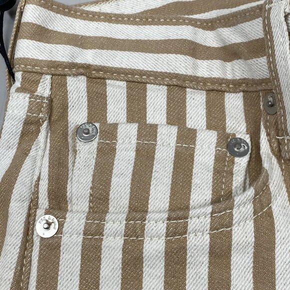 Rag & Bone Women's Shea Relaxed Straight Leg Jeans Tan/Ivory Size 25 - Picture 11 of 12